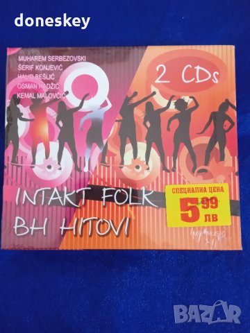 INTAKT FOLK BH HITOVI, снимка 1 - CD дискове - 35789546