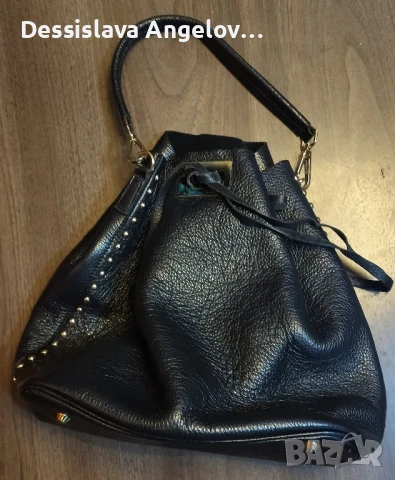 Дамска чанта естествена кожа , снимка 8 - Чанти - 40671264