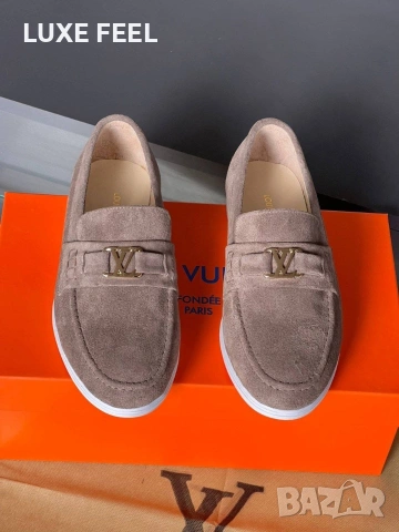 Louis Vuitton ⚜️ Мокасини⚜️ Естествена Кожа , снимка 2 - Мокасини - 53599439