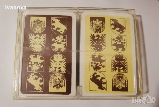 Комплект ретро карти, оригинални ASS, снимка 3 - Карти за игра - 53774870