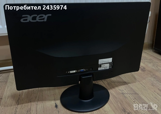 Монитор ACER - като нов, снимка 4 - Монитори - 53031926