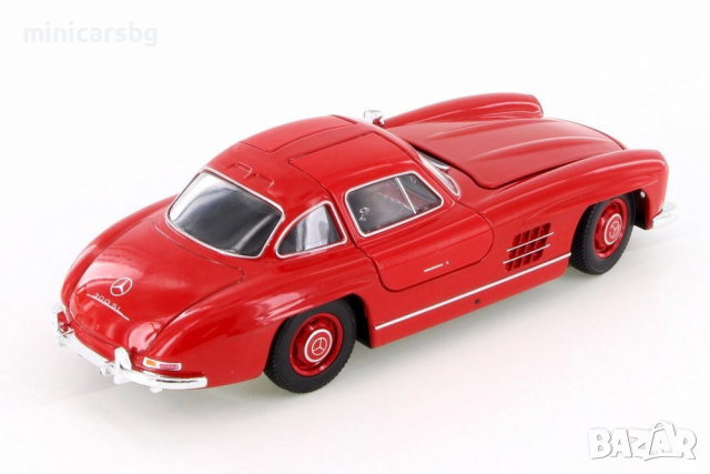 1:24 Метални колички: Mercedes-Benz 300 SL (Мерцедес-Бенц 300 СЛ), снимка 3 - Колекции - 44570136