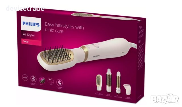 Четка с горещ въздух Philips Series 3000 BHA310/00, 800 W, снимка 7 - Маши за коса - 41477056
