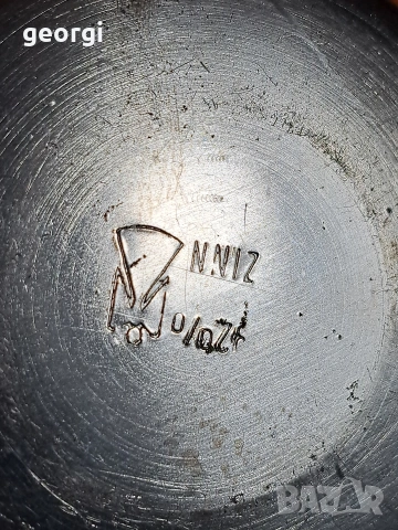 четири немски порцеланови чаши Gerold porzellan с калаени подстакани и чинийки 32/3, снимка 4 - Чаши - 53154986