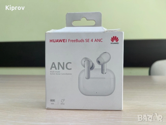 🎧 Huawei FreeBuds SE 4 ANC – Безжични слушалки с активно шумопотискане (НОВИ, с нарушена опаковка)