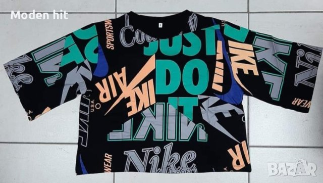 Nike къса дамска тениска реплика, снимка 1 - Тениски - 41338586