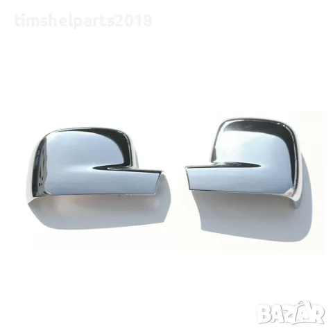 Капачка за огледало хром за VW Caddy 2004-, VW Transporter / caravelle / multivan T5 2003-, 2 броя