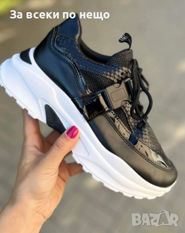 Дамски Маратонки👟Дамски Спортни Обувки - 2 Налични Цвята Код S45, снимка 3 - Маратонки - 52396896