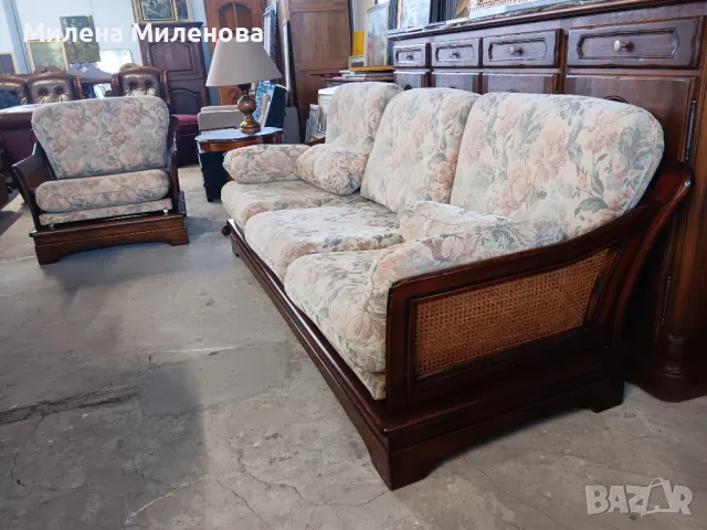 Холна гарнитура - диван тройка и фотьойл , снимка 2 - Дивани и мека мебел - 50250844