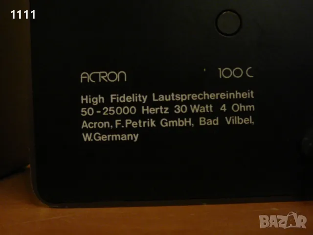 ACRON 100C, снимка 6 - Ресийвъри, усилватели, смесителни пултове - 48894758