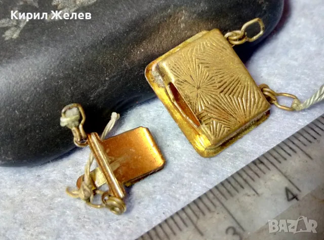 Старинна ОРНАМЕНТИРАНА ПОЗЛАТЕНА БРОНЗОВА ЗАКОПЧАЛКА КАРАБИНКА от / за РЕТРО ОГЪРЛИЦА КОЛИЕ 48817, снимка 3 - Антикварни и старинни предмети - 48818752