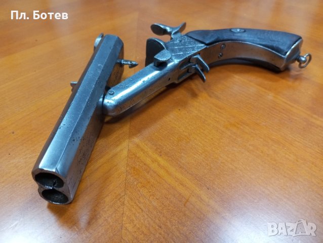Рядък стар пистолет/револвер , снимка 6 - Антикварни и старинни предмети - 44392250