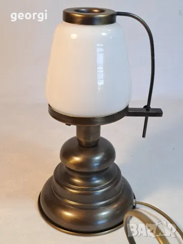 ретро мини настолна месингова лампа    4/6