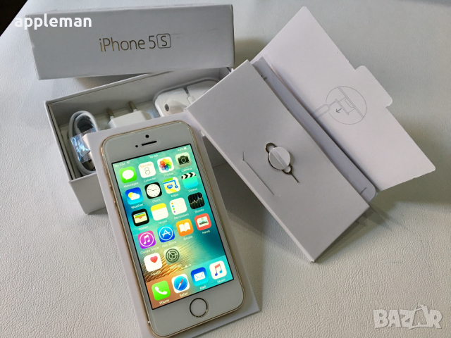 Apple iPhone 5S 16Gb Gold Фабрично отключен Айфон телефон, снимка 6 - Apple iPhone - 36352280