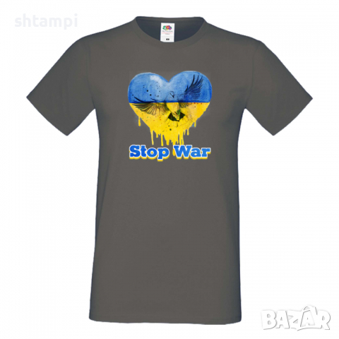 Мъжка тениска STOP WAR,спрете войната,, снимка 4 - Тениски - 36124903