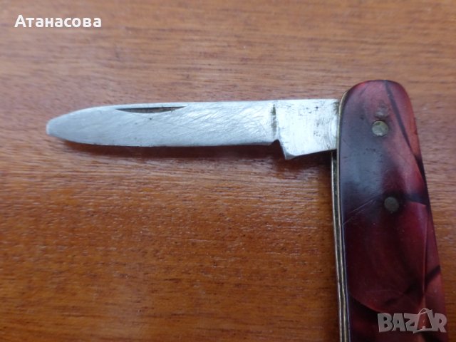 Джобно ножче с 2 остриета цвят пепел от рози, снимка 5 - Ножове - 41103537