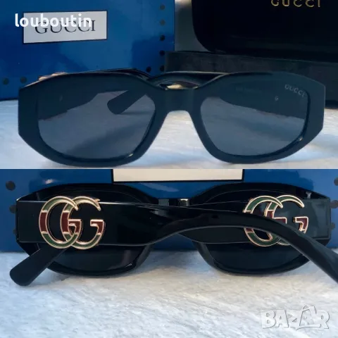 GUCCI с лого 1:1 дамски слънчеви очила елипса 2 цвята овални кръглин, снимка 4 - Слънчеви и диоптрични очила - 47774985