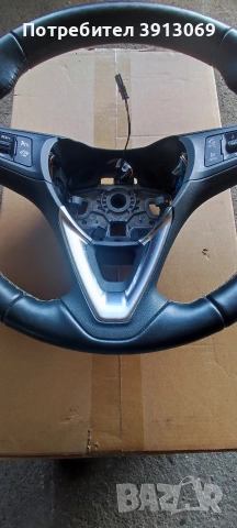 Продавам оригинален кожен мулти волан за Опел Корса Е 2017г , снимка 2 - Аксесоари и консумативи - 53846869