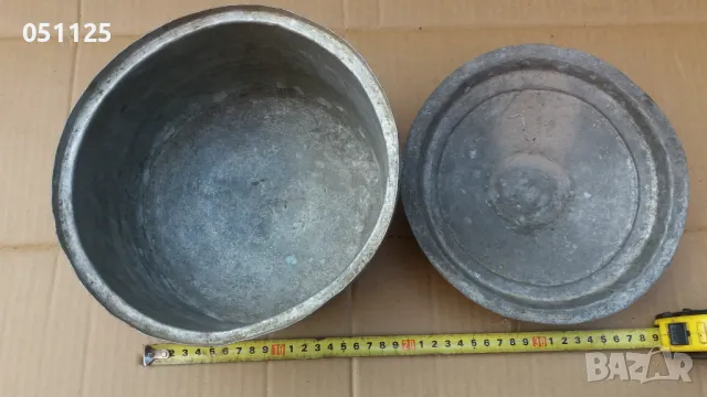 отлична кована възрожденска бакърена тенджера , снимка 12 - Антикварни и старинни предмети - 48524682