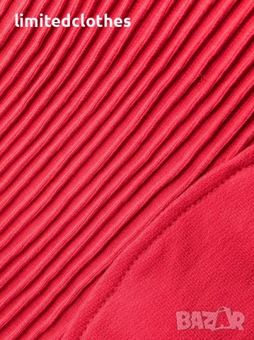 BALMAIN Red Ribbed Panel Logo Print Мъжко Долнище Анцуг size S и M, снимка 7 - Спортни дрехи, екипи - 38710524