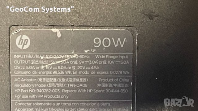 HP TPN-DA08 оригинално Type-C зарядно 90W (5/9/10/12/15/20V,90W), снимка 5 - Захранвания и кутии - 41474864
