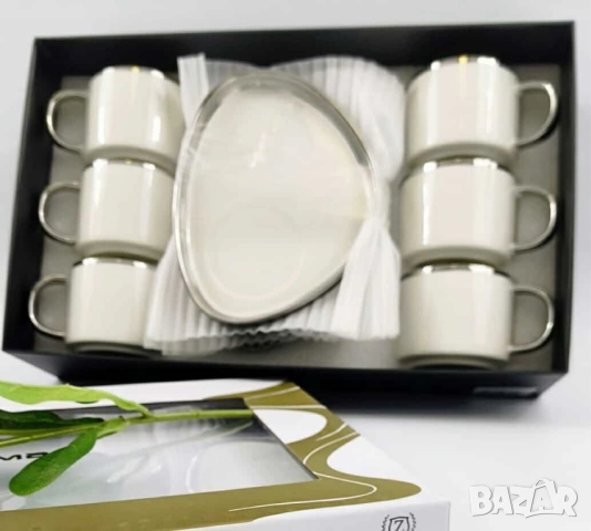 Луксозен сервиз за кафе – елегантност, която превръща всяка глътка в ритуал, снимка 6 - Сервизи - 52022761