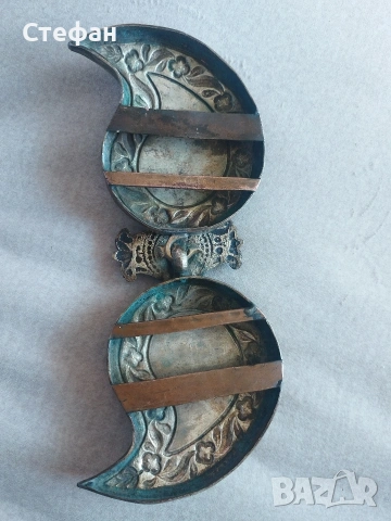 Сребърна възрожденска пафта., снимка 5 - Антикварни и старинни предмети - 53776541