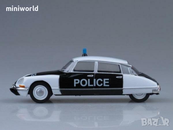 Citroen DS21 France police 1962 - мащаб 1:43 на DeAgostini моделът е нов в блистер, снимка 2 - Колекции - 42727600