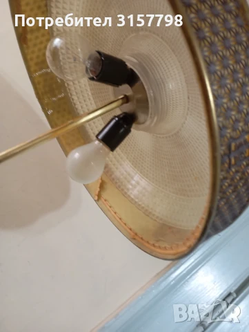 Винтидж паркетна лампа, снимка 3 - Настолни лампи - 51181450