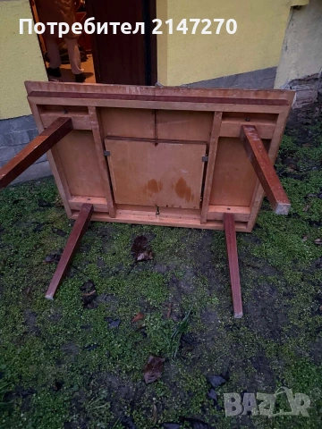 Дървена маса , снимка 2 - Маси - 53365596