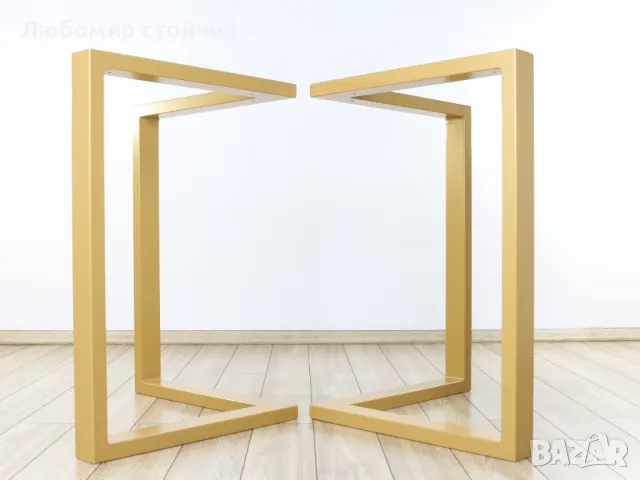 Метални крака за маса, бюро, пейка, цената е за 1бр., снимка 8 - Маси - 47690426