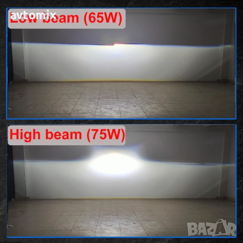 Bi-LED лупи за вграждане 3.0 инча 65W, 6+3 чипа 24V,  за дълги и къси светлини,  6000К, снимка 6 - Аксесоари и консумативи - 53505233