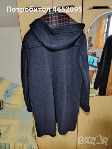 Оригинално дамко вълнено палто Gloverall с качулка, снимка 2 - Палта, манта - 53641879