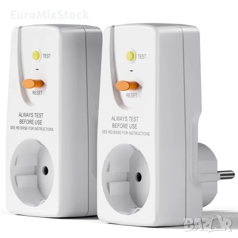 Адаптер против токов удар EXNICEXI 4000W, Дефектнотокова защита ДТЗ - 2бр.
