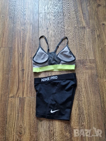 Страхотен дамски сет клин и бюстие топ NIKE размер XS / S , снимка 7 - Корсети, бюстиета, топове - 51174472