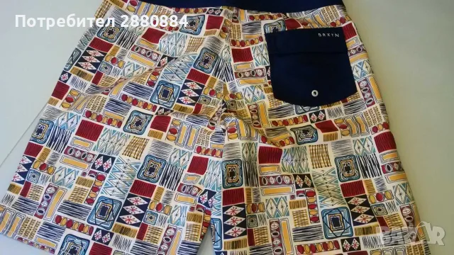 Продавам мъжки бански (сърф шорти) BRIXTON, снимка 3 - Бански - 56059630