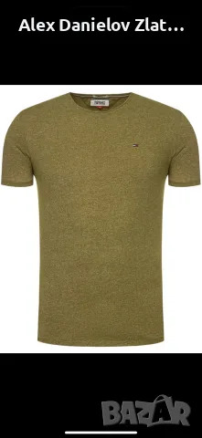 Мъжка тениска Tommy Jeans Essential (XS Slim Fit), снимка 5 - Тениски - 55849393