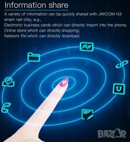 Anti UV Универсален Смарт Нокът IOT Радио Индуктивен Чип Интернет на Нещата Android NFC Apple iOS iC, снимка 16 - Смарт гривни - 41381189