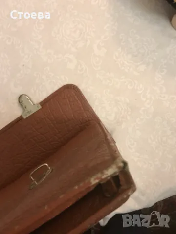 ретро кожена мъжка чанта, снимка 6 - Антикварни и старинни предмети - 47569261
