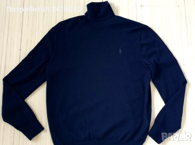 POLO Ralph Lauren Merino Wool / POLO Mens Size M  ОРИГИНАЛ! Мъжки Пуловер Поло!