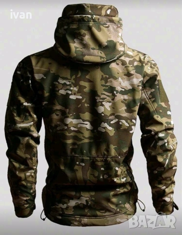 зимно - есенно тактическо яке с поларена подплата. размер м, снимка 2 - Екипировка - 53122376