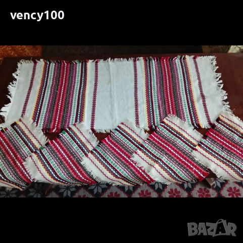 Бродирани покривки, салфетки и кърпички с национални мотиви