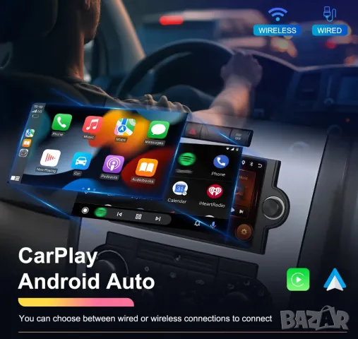 Мултимедия, Навигация, Android, за JEEP, Cherokee, COMPASS, Patriot, CHRYSLER, DODGE, 2DIN Двоен дин, снимка 3 - Аксесоари и консумативи - 49345931