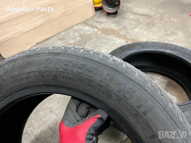2 броя зимни гуми Semperit 205/55/16 (Дот 3818), снимка 6 - Гуми и джанти - 48270556