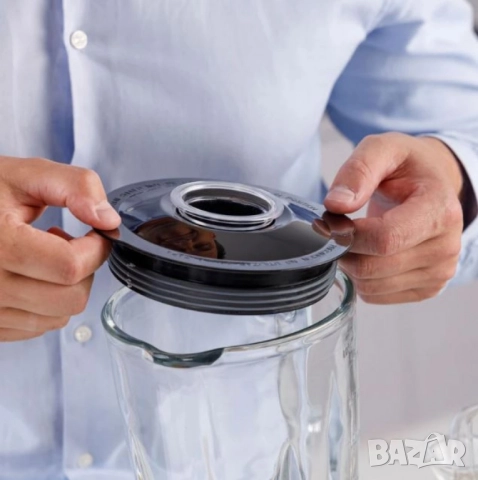 Блендер Taurus Prior Glass 1500 – 1500W, стъклена кана 1.8L, Turbo функция, ножове за лед, снимка 3 - Друга електроника - 51919898