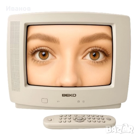 РАЗПРОДАЖБА - 20€. Телевизор - BEKO NR-14 K39 – TXS 14-CRT-TV, снимка 8 - Телевизори - 52005908