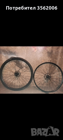  Шосейни капли джанти с гуми и дискове, снимка 1 - Части за велосипеди - 44657222