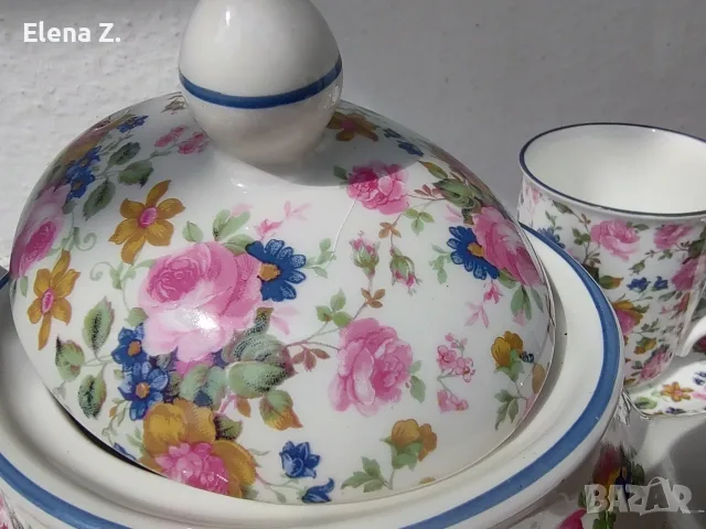 James Sadler Olde Chintz Чайник, чаши и чинийки, снимка 10 - Сервизи - 56137827