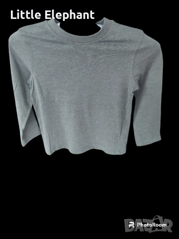 Блузка с дълуг ръкав зелена за 5-6 годишно момченце,plein,Англия/нова