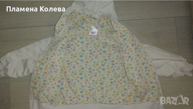 Пролетно шушляково яке Hello kity с качулка, снимка 2 - Бебешки якета и елеци - 36223112